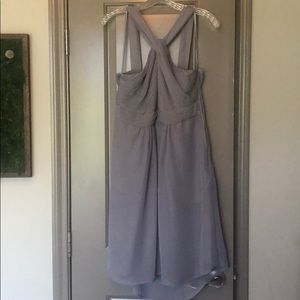 Grey halter dress